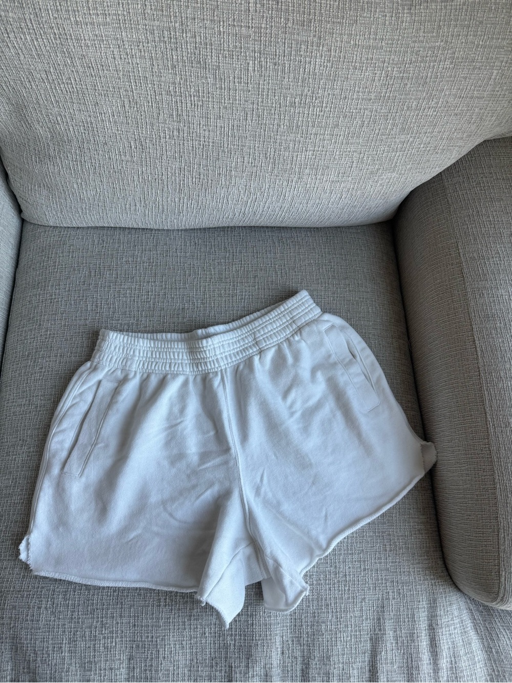 aerie White Athletic Lounge Shorts